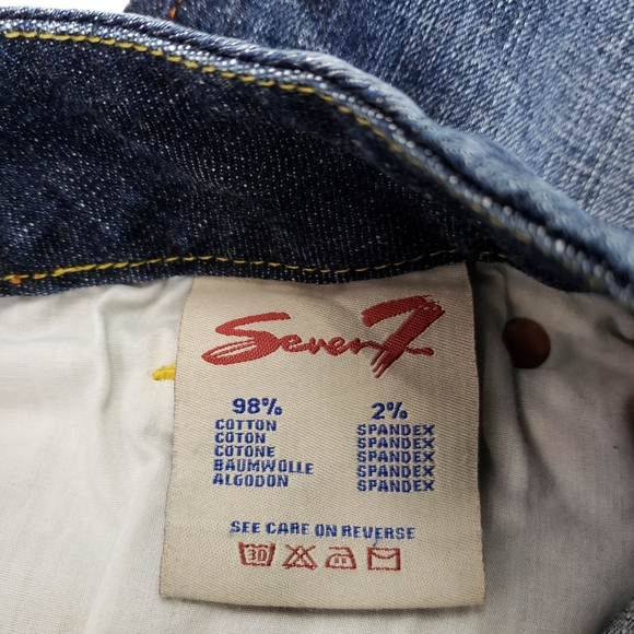 Seven7 Sz 18 Flower Studded Straight Leg (B) - Picture 7 of 12